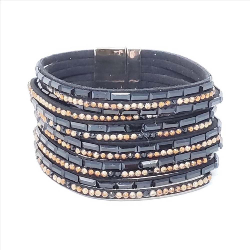 Beautiful Rhinestone magnetic bracelet - Picture 2 of 8